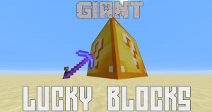 Tải về Giant Lucky Blocks cho Minecraft 1.12.2