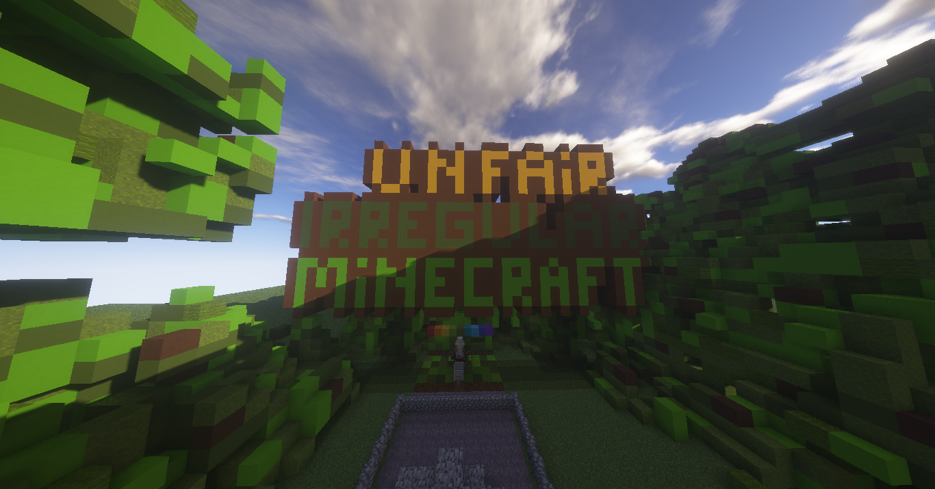 Tải về Unfair Irregular Minecraft cho Minecraft 1.12.2