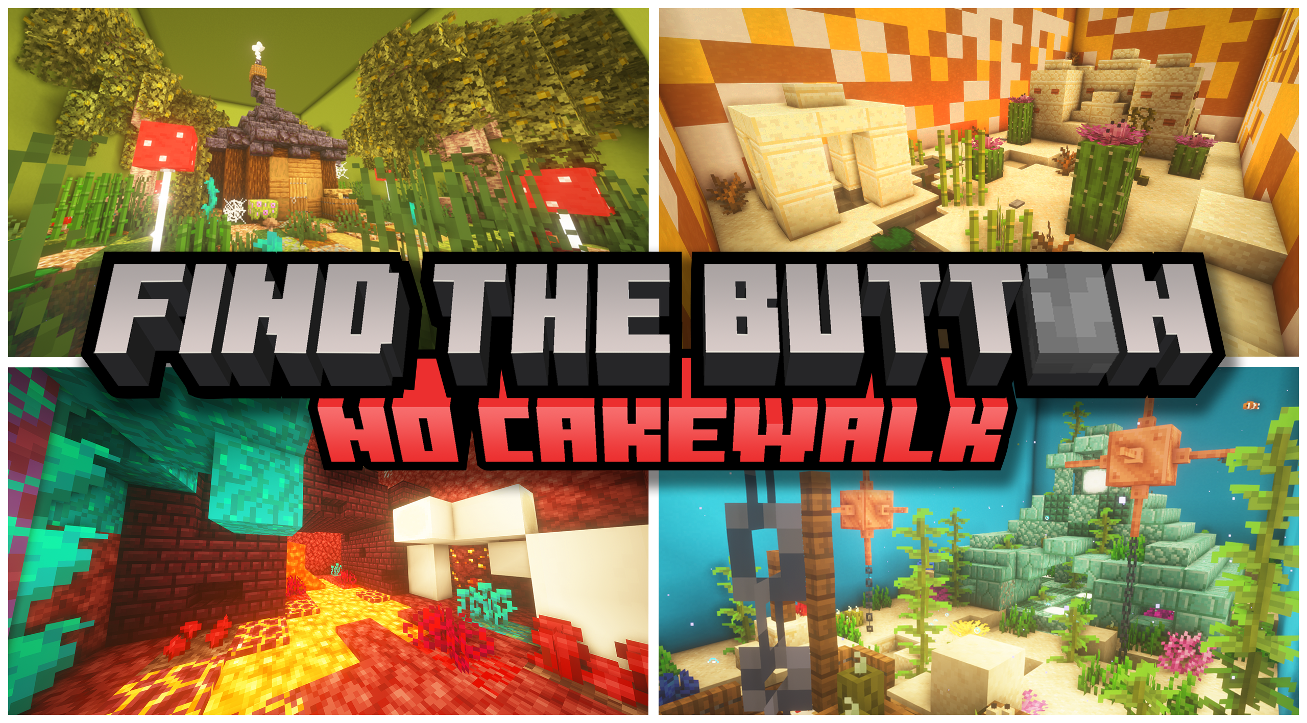 Tải về Find The Button: No Cakewalk 1.0.2 cho Minecraft 1.18.2