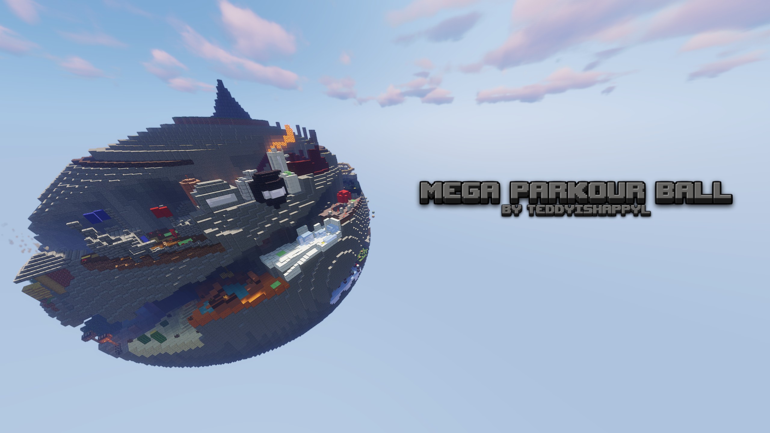 Tải về Parkour Ball Mega 1.0.1 cho Minecraft 1.19.2