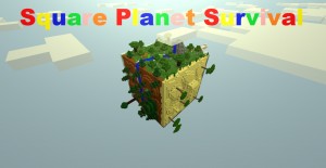 Tải về Square Planet Survival cho Minecraft 1.10.2
