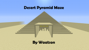 Tải về Desert Pyramid Maze cho Minecraft 1.8