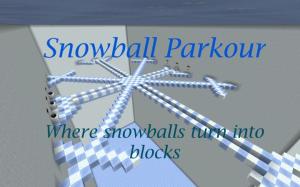 Tải về Snowball Parkour cho Minecraft 1.8