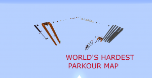 Tải về WORLD'S HARDEST PARKOUR MAP! cho Minecraft 1.13.1