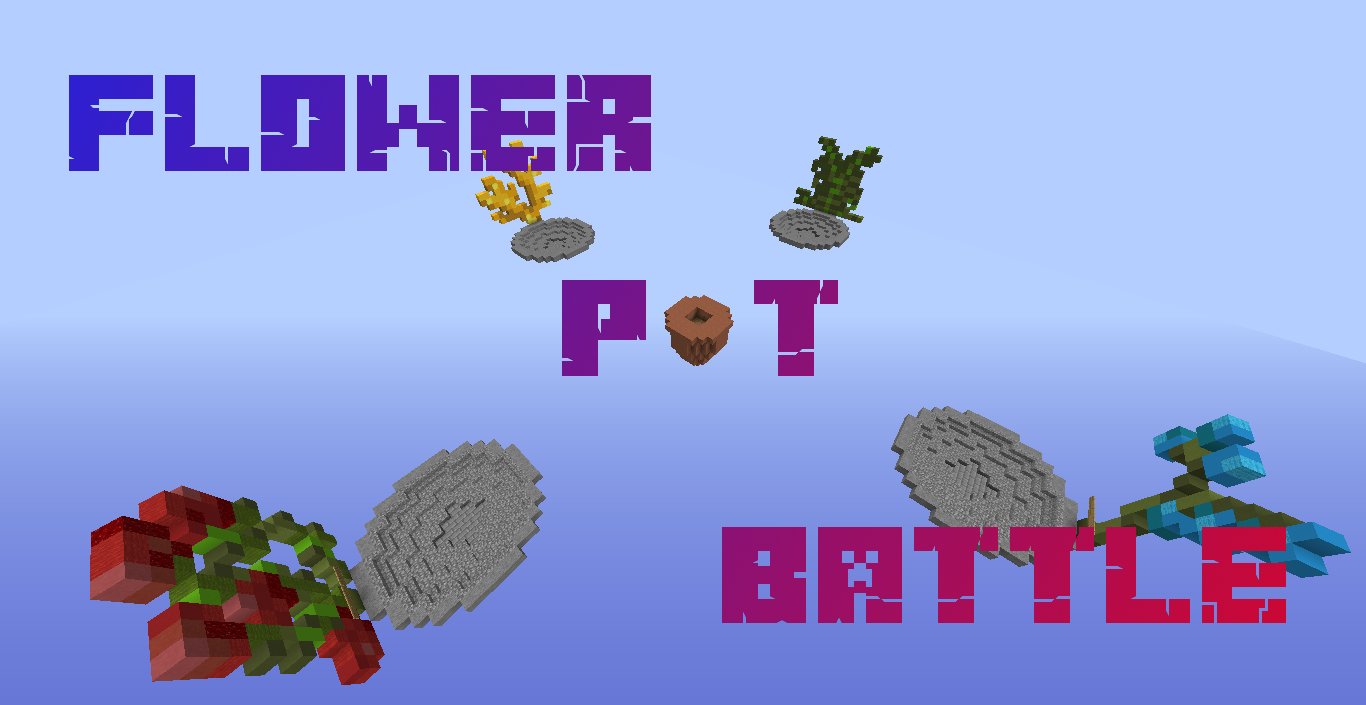 Tải về Flower Pot Battle cho Minecraft 1.13.2