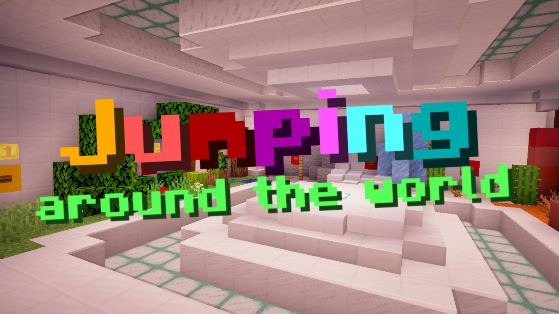 Tải về Jumping Around the World cho Minecraft 1.13.2