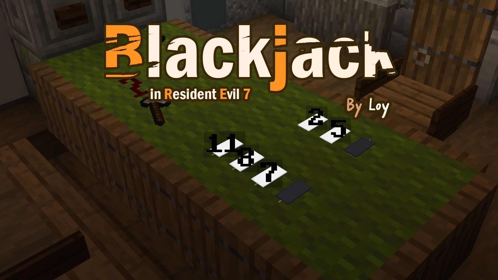 Tải về BlackJack in Resident Evil 7 cho Minecraft 1.15.2