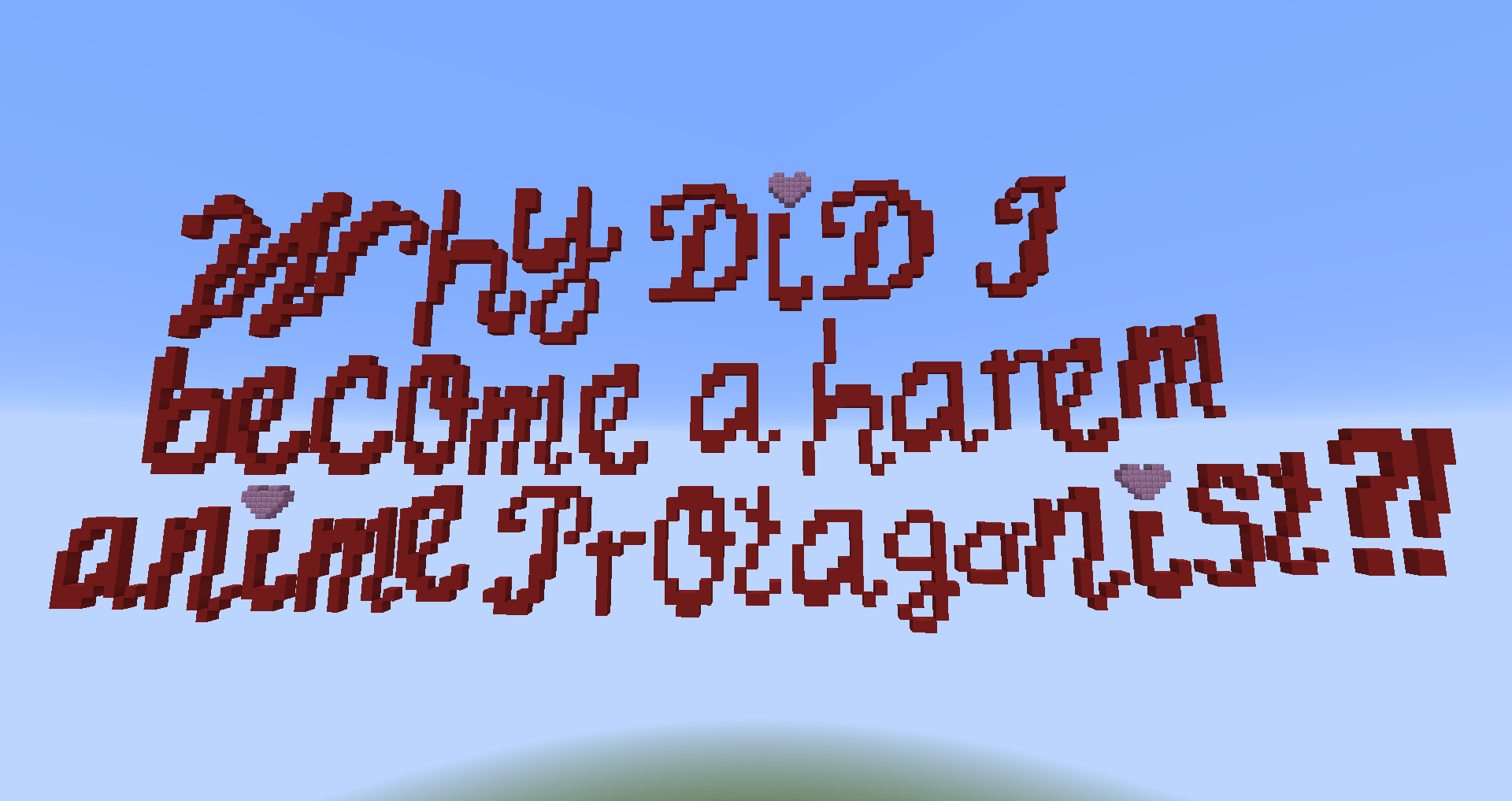 Tải về Why did I become a harem anime protagonist?! cho Minecraft 1.16.1