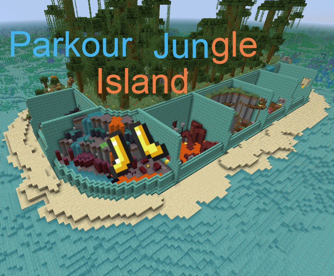 Tải về Parkour Jungle Island cho Minecraft 1.16.3