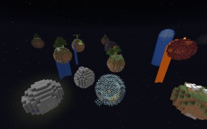 Tải về Floating Planets Survival cho Minecraft 1.16.4