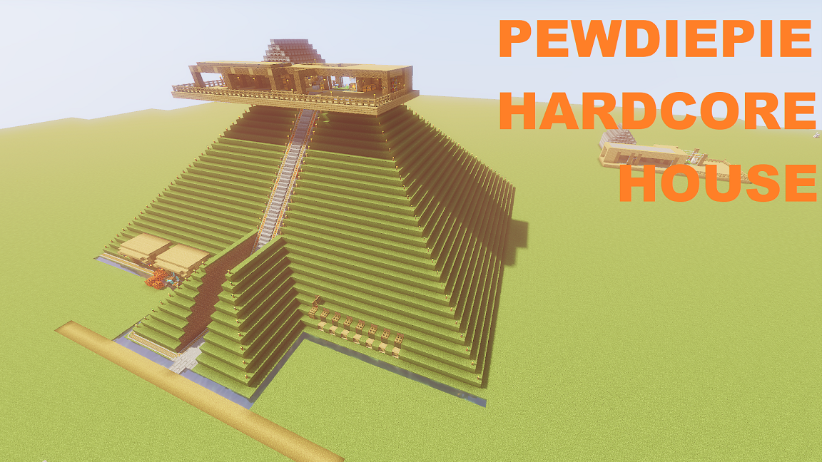 Tải về Pewdiepie Hardcore House cho Minecraft 1.16.4