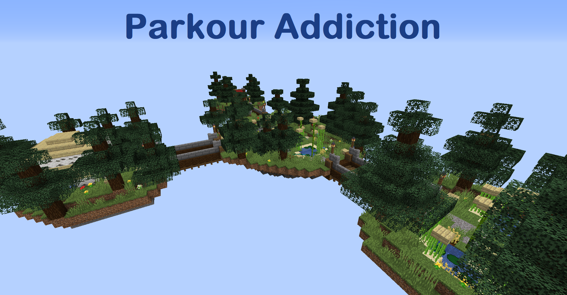 Tải về Parkour Addiction cho Minecraft 1.16.5