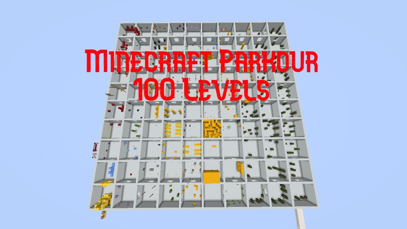 Tải về MINECRAFT PARKOUR: 100 LEVELS! cho Minecraft 1.17.1