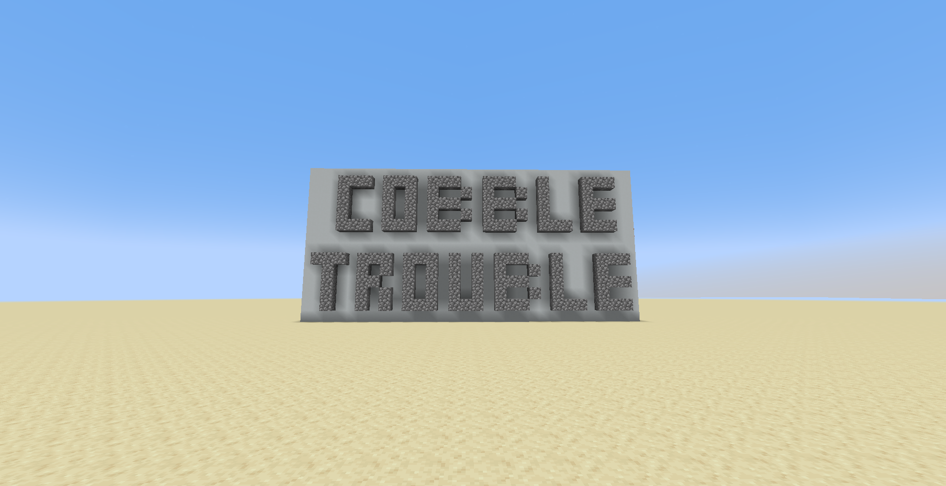 Tải về Cobble Trouble cho Minecraft 1.17.1