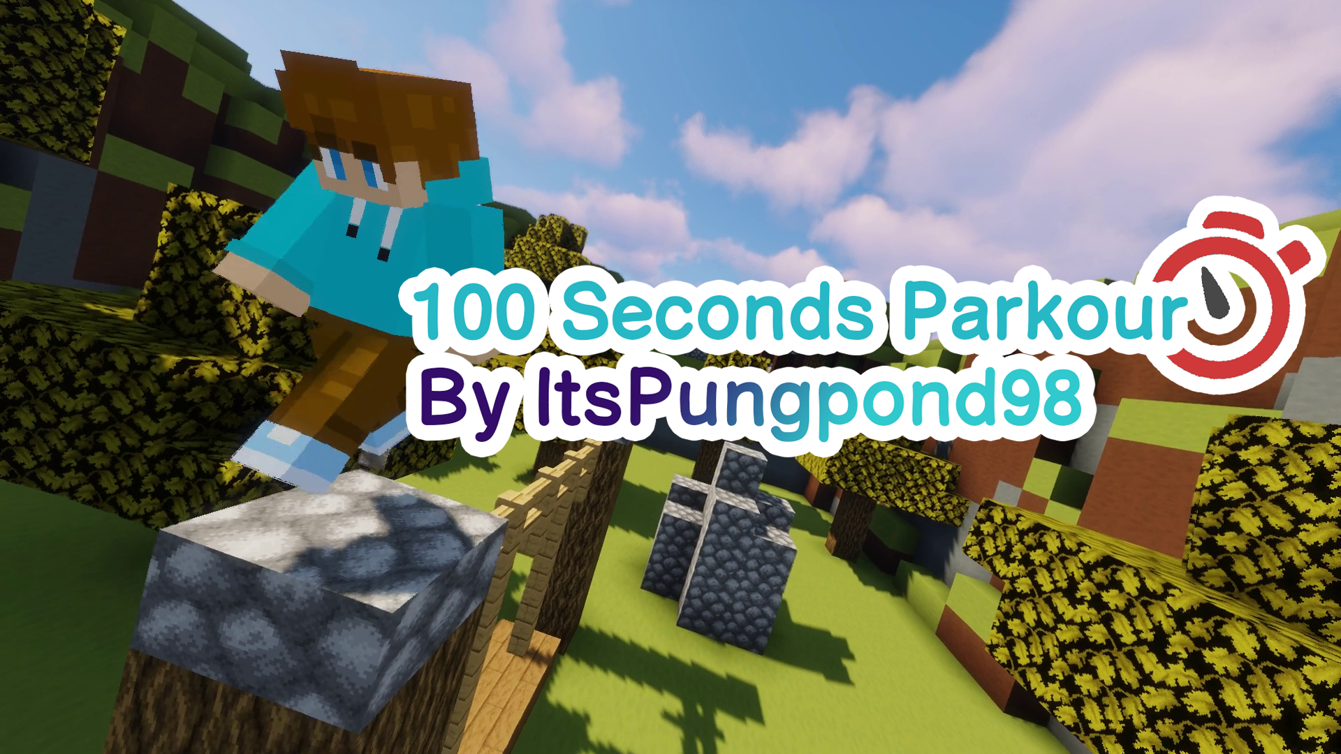 Tải về 100 Seconds Parkour 1.0 cho Minecraft 1.19.2
