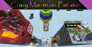 Tải về Crazy Mountain Parkour 1.0 cho Minecraft 1.18.2