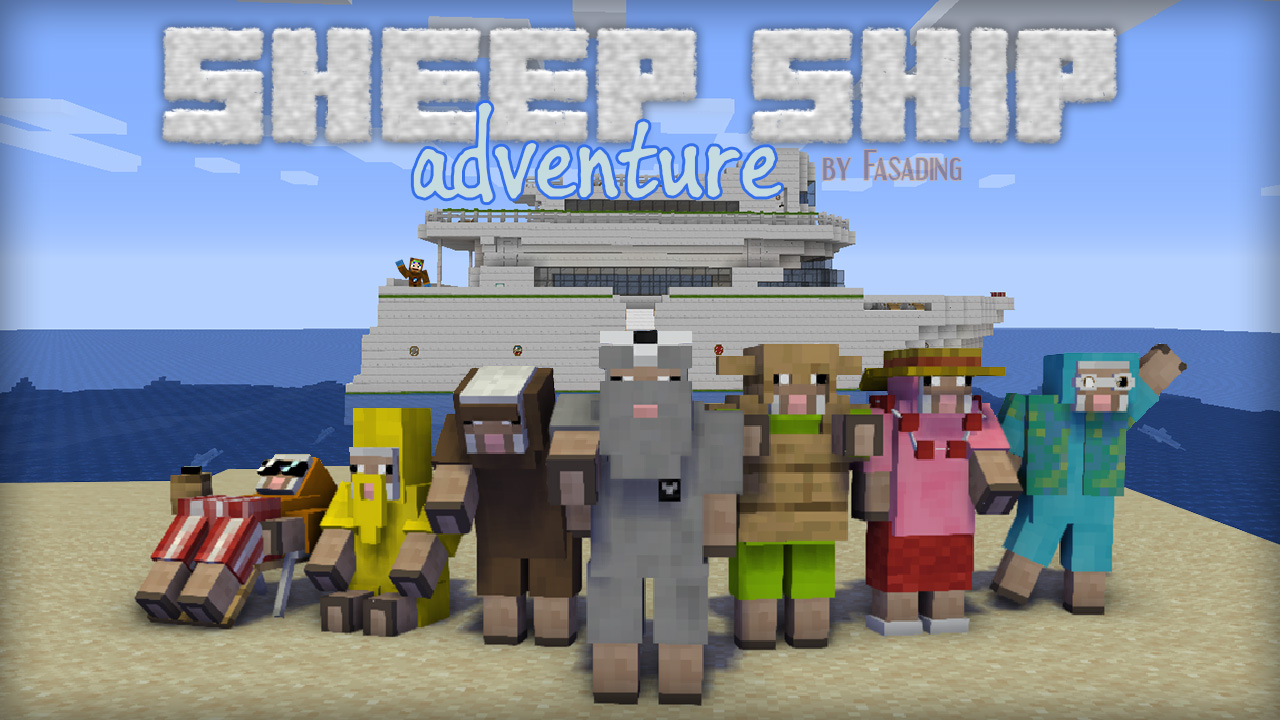 Tải về Sheep Ship Adventure 1.1.5 cho Minecraft 1.19.3