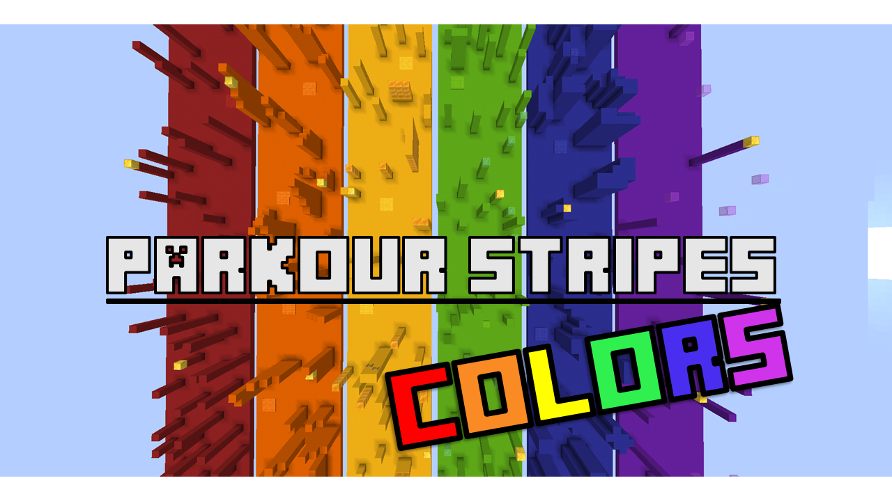 Tải về Parkour Stripes Colors 1.0 cho Minecraft 1.18.2