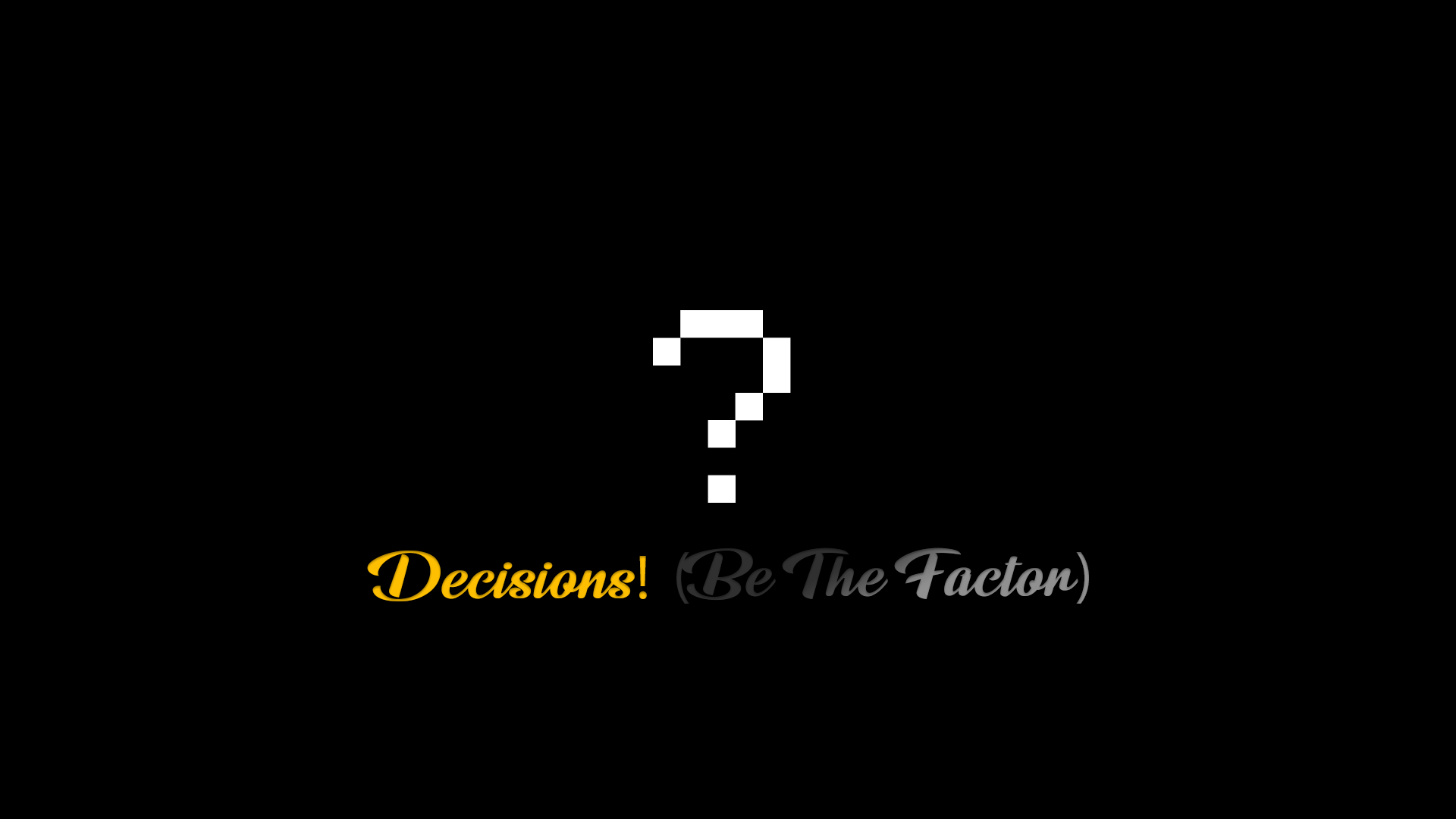 Tải về Decisions! (Be The Factor) 1.0 cho Minecraft 1.19.4