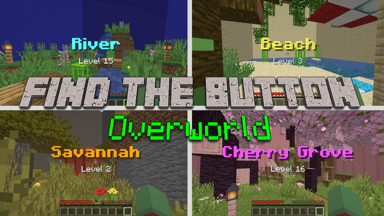 Tải về Find the Button: Overworld 1.0 cho Minecraft 1.20