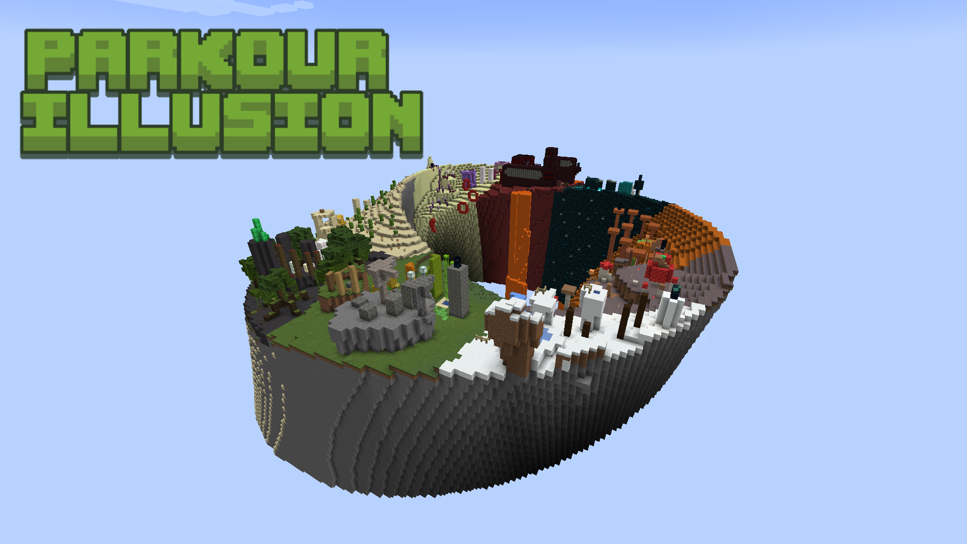 Tải về Parkour Illusion 1.1 cho Minecraft 1.19.4