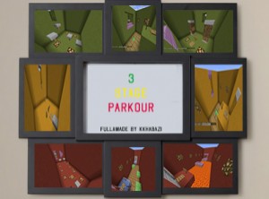 Tải về 3 Stage Parkour cho Minecraft 1.11.2