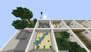 Tải về Parkour Through Squares cho Minecraft 1.21.5